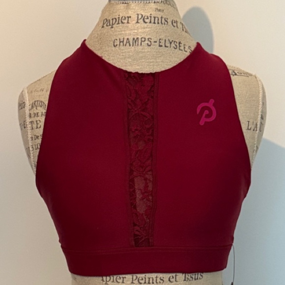 Peloton Burgundy Sports Bra